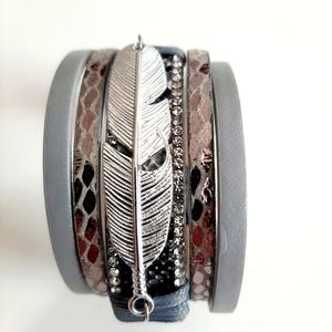 Silver Leaf Bracelet